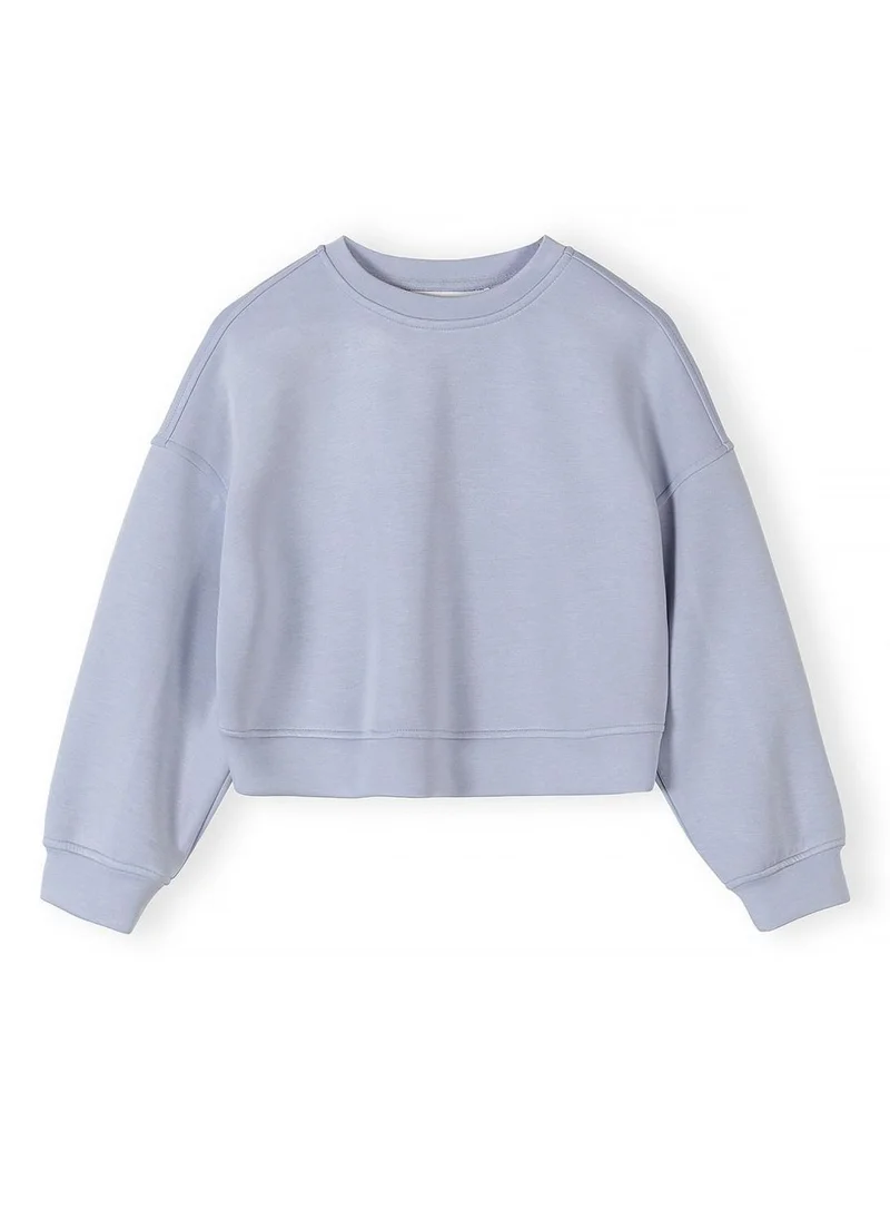 مينوتي Girls blue sweatshirt and shorts set ages